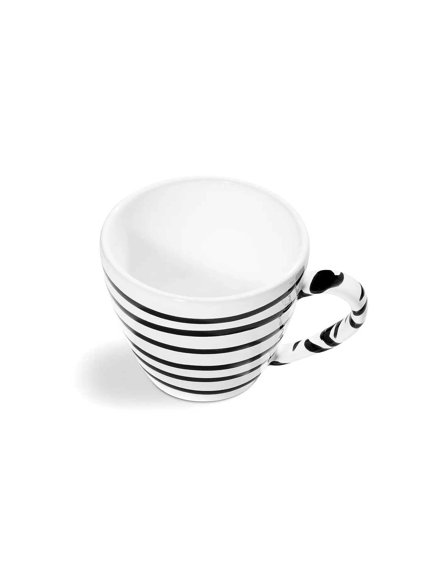 GMUNDNER KERAMIK | Kaffeetasse Gourmet 0,2l Schwarz geflammt | 